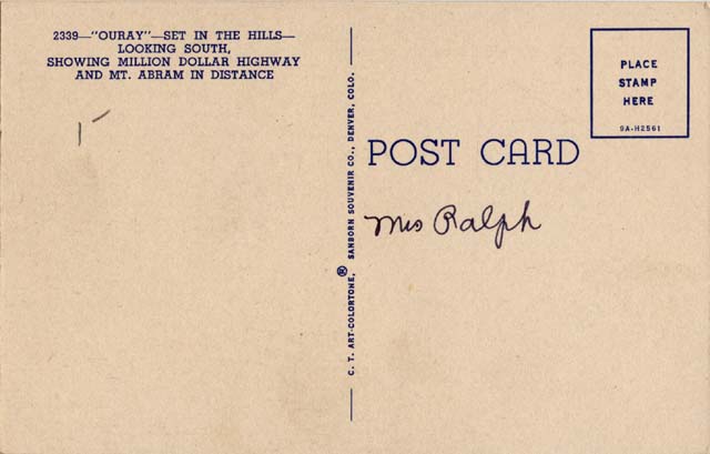 Post card image